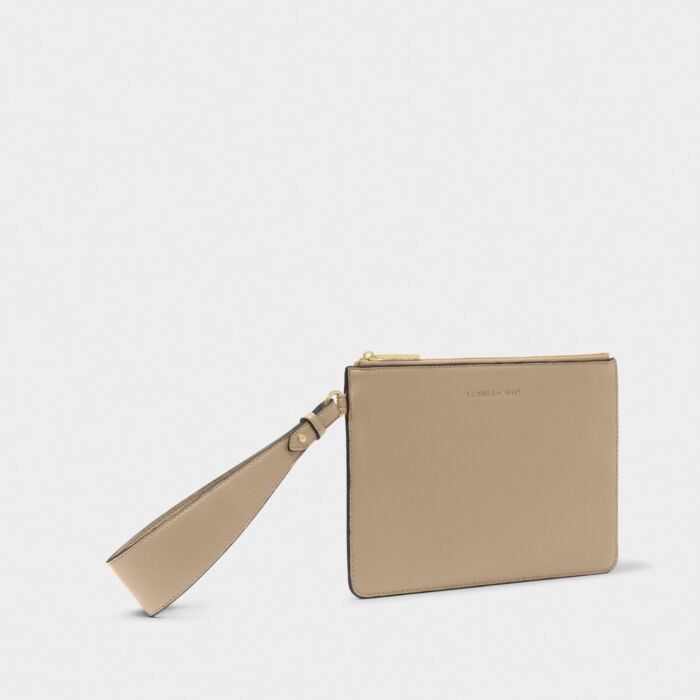 Katie Loxton Marni Wristlet Pouch - Light Taupe